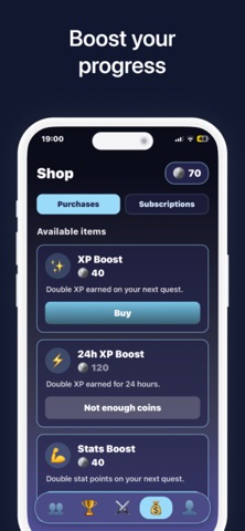 Level Up: Ascension iPhone screenshot