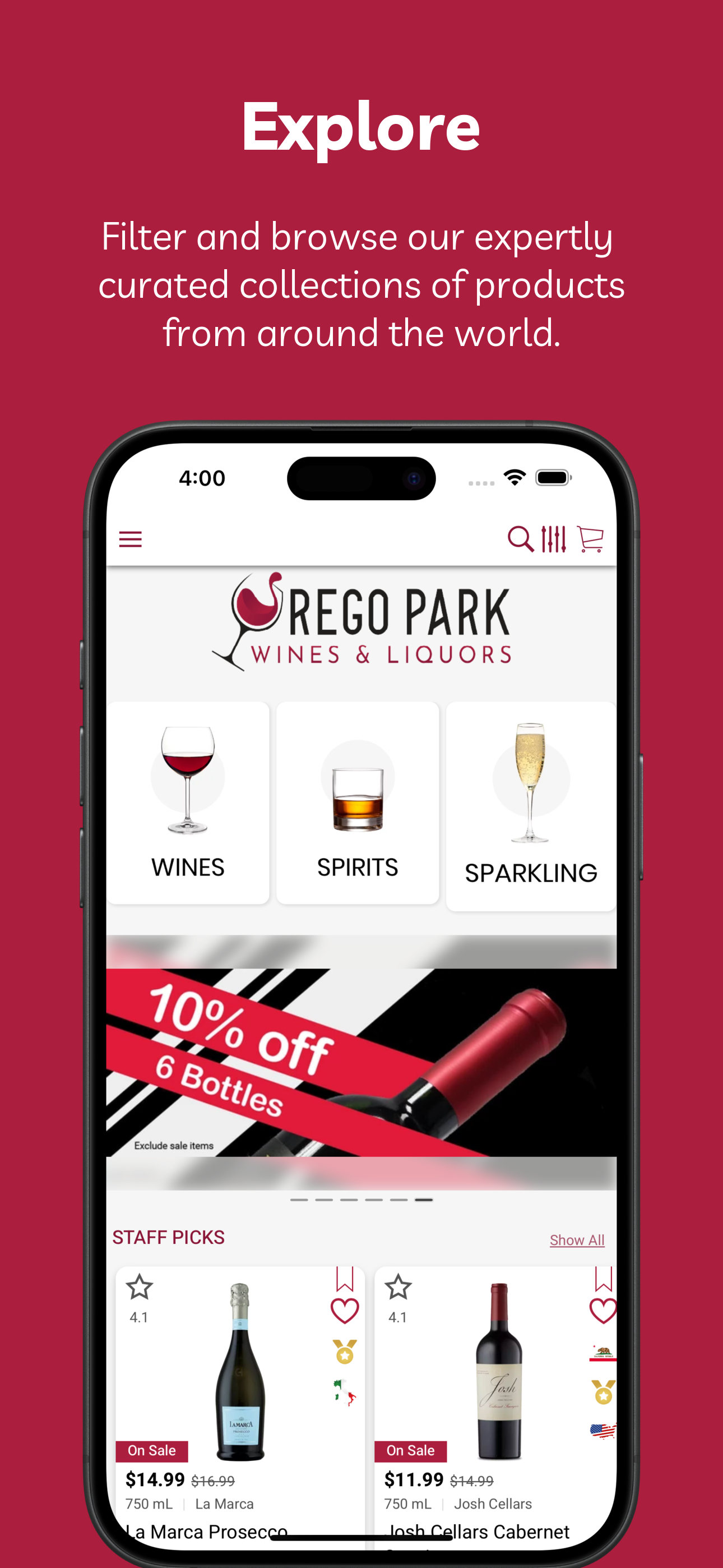 Rego Park Wines and Liquors screenshot 1