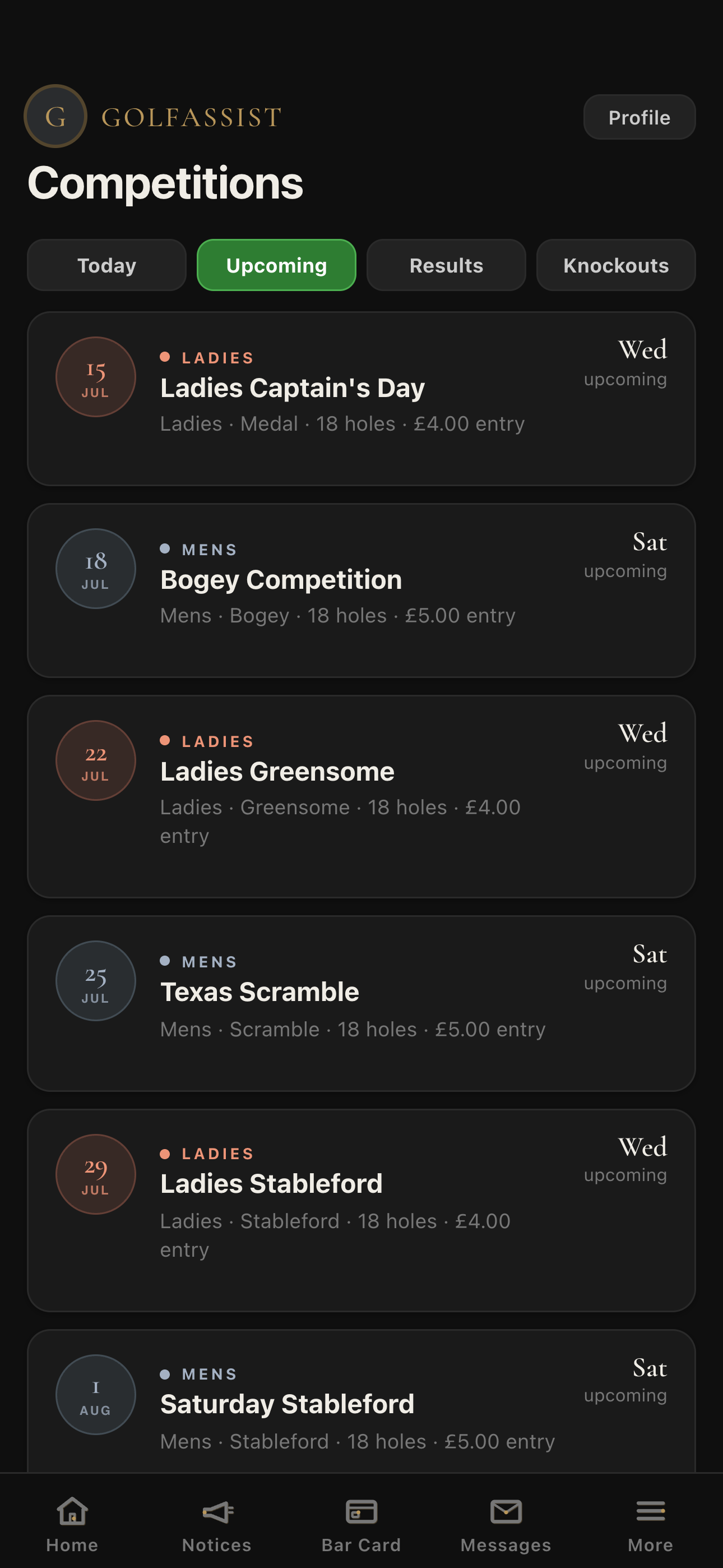 GolfAssist: Club App screenshot 9