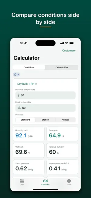 Restoration Drying Calc screenshot 4