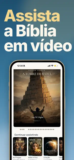 Sacred Shorts: Bíblia em Vídeo iPhone screenshot 1