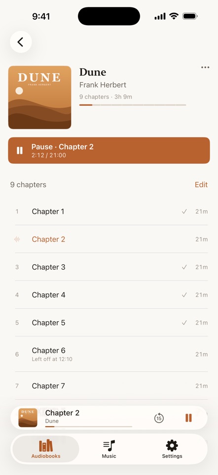 Listenry: Audiobooks & Music screenshot 2