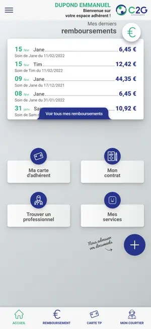 C2G Assurances screenshot 2