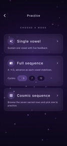 Sacred Vowels: Sing & Practice screenshot