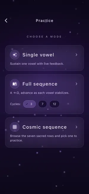 Sacred Vowels: Sing & Practice screenshot 3