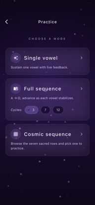 Sacred Vowels: Sing & Practice screenshot 3