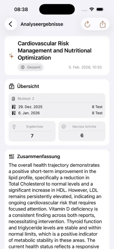 RedLAB: Blutwerte & Laborwerte screenshot 5 of 5