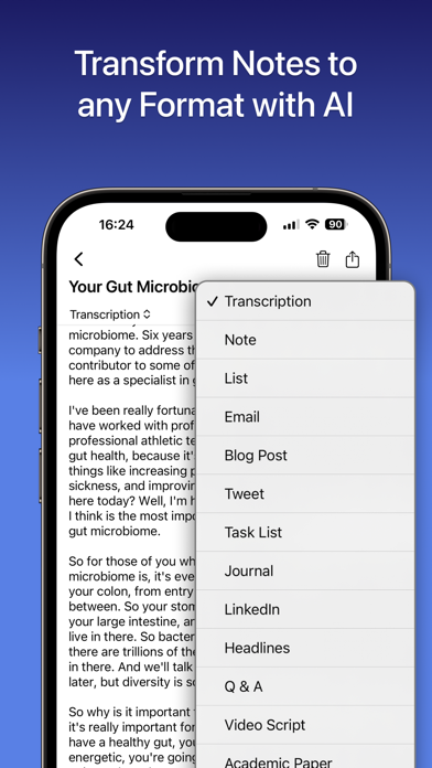 StudyNote.ai - NoteTaker Screenshot