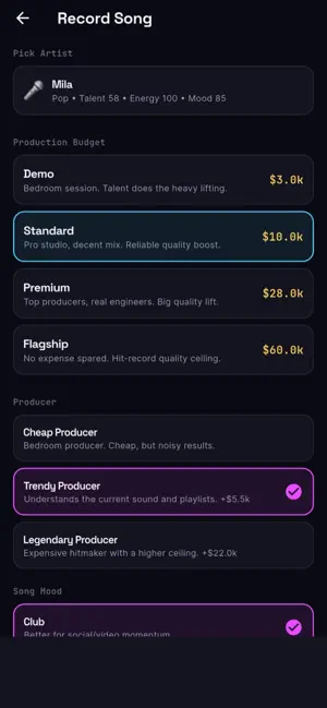 Music Tycoon: Label Manager screenshot 4