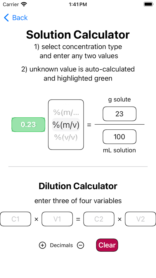 #1. DrPhos' Solution Calculator (iOS) By: Monte L Helm