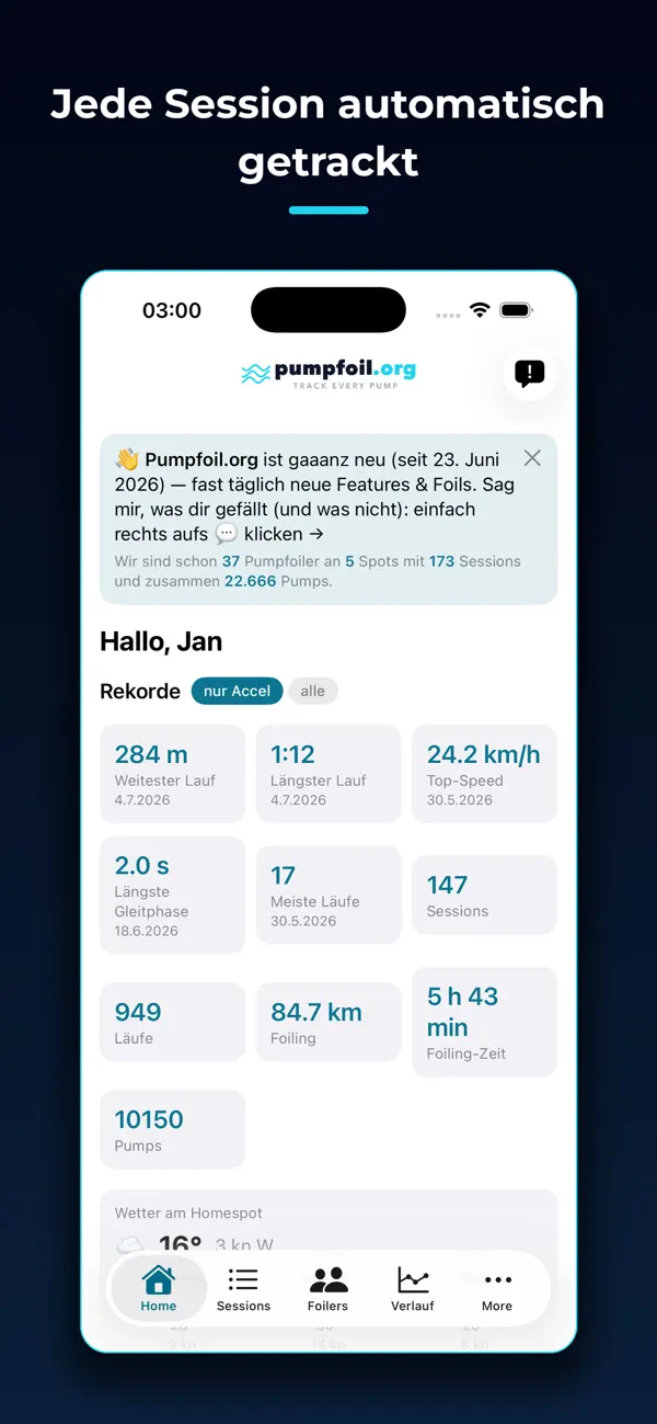 Screenshot #1 pour Pumpfoil