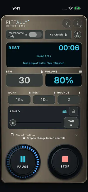 RiffAlly Metronome screenshot 2