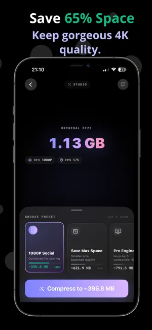 Squeezy: Video Compressor screenshot 2