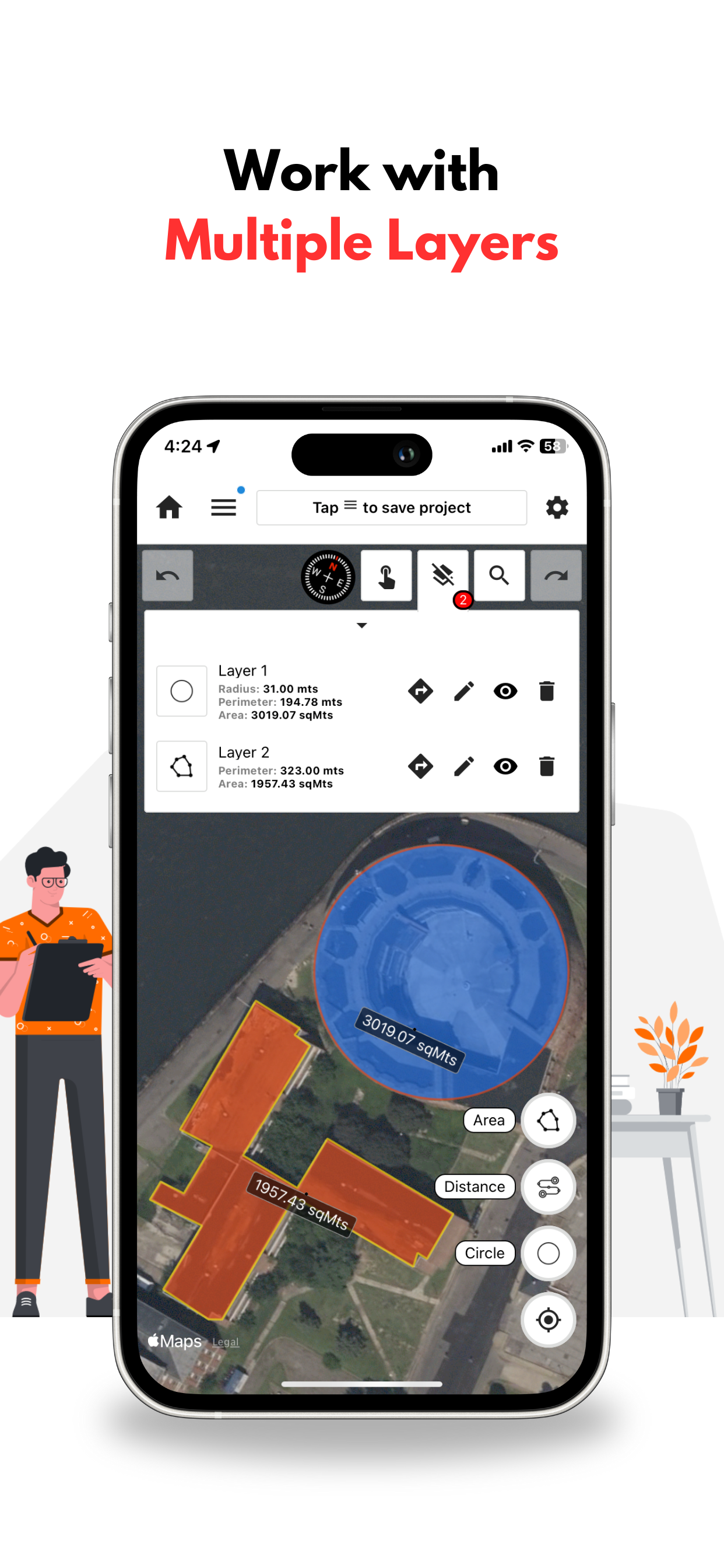 GPS Land Measurement & Survey screenshot 6
