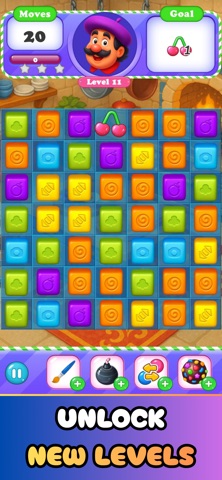 Color Craze: Match-3 Puzzle iPhone screenshot