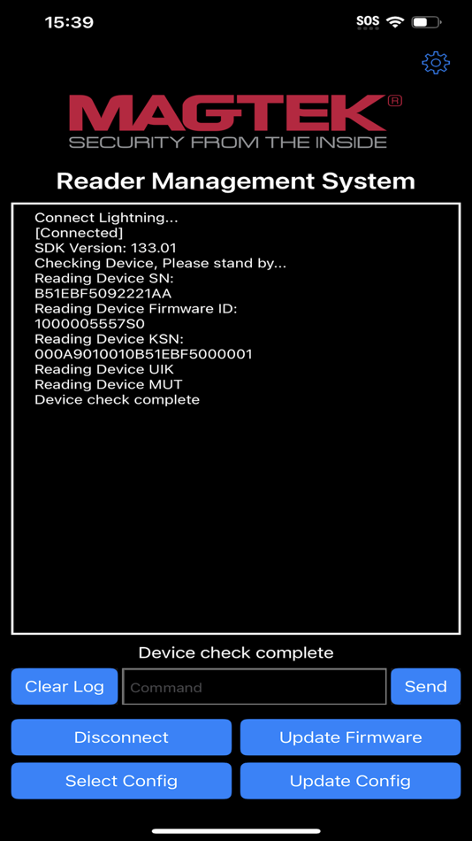 #1. MagTek Reader Management Syst. (iOS) Podle: MagTek, Inc.