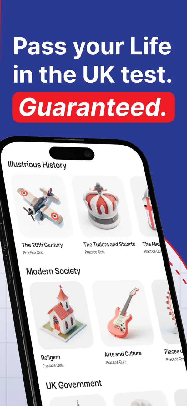 Screenshot #1 pour Life in the UK Test 2026.
