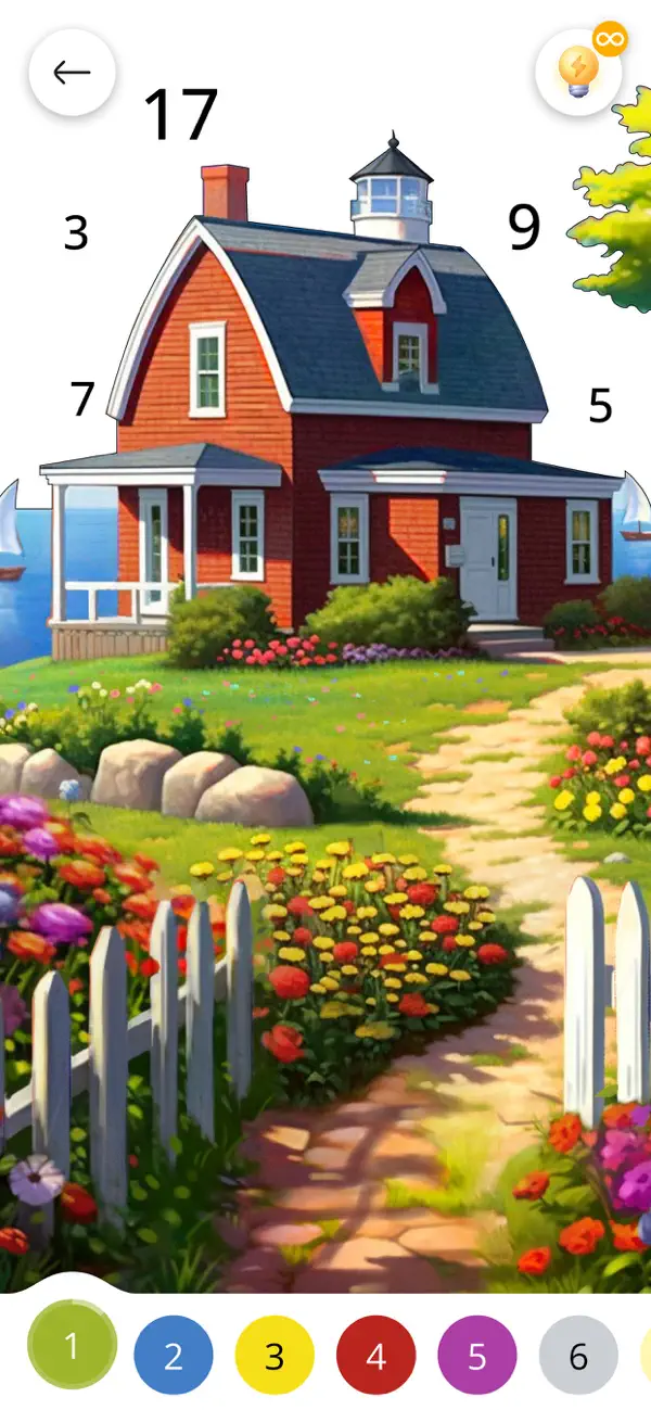 #4. Paint by Number Coloring Game (iOS) Με: Oakever Games