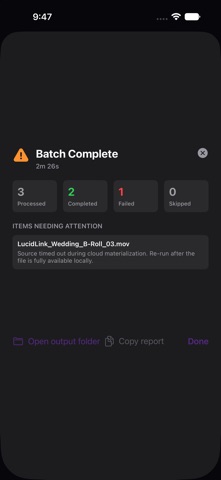 LogGate Pro · Log to Rec.709 のスクリーンショット