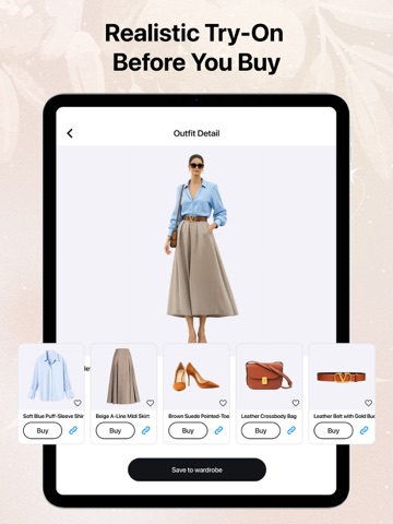 AI Outfit Planner: Fashion App iPad screenshot