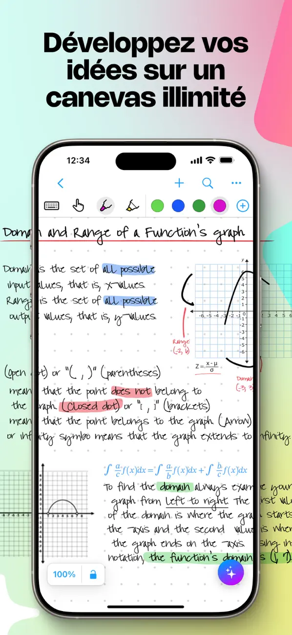Screenshot #3 pour MyScript Notes : Ecriture IA