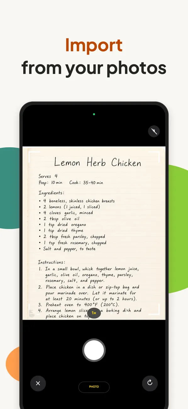 Screenshot #3 pour CookClip: Recipe Manager