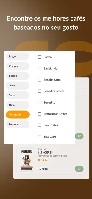 Coffex iPhone screenshot 3