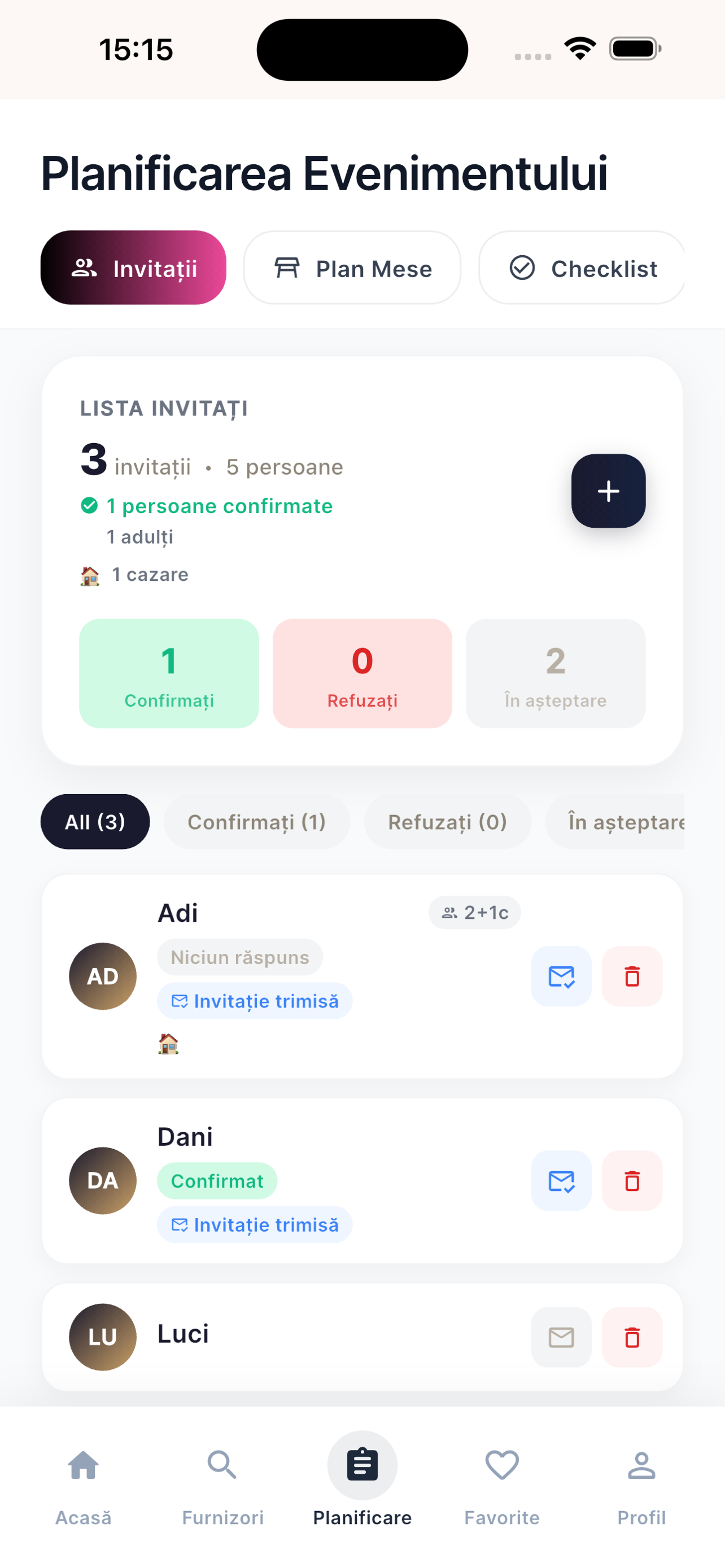 Stride - Event Planner