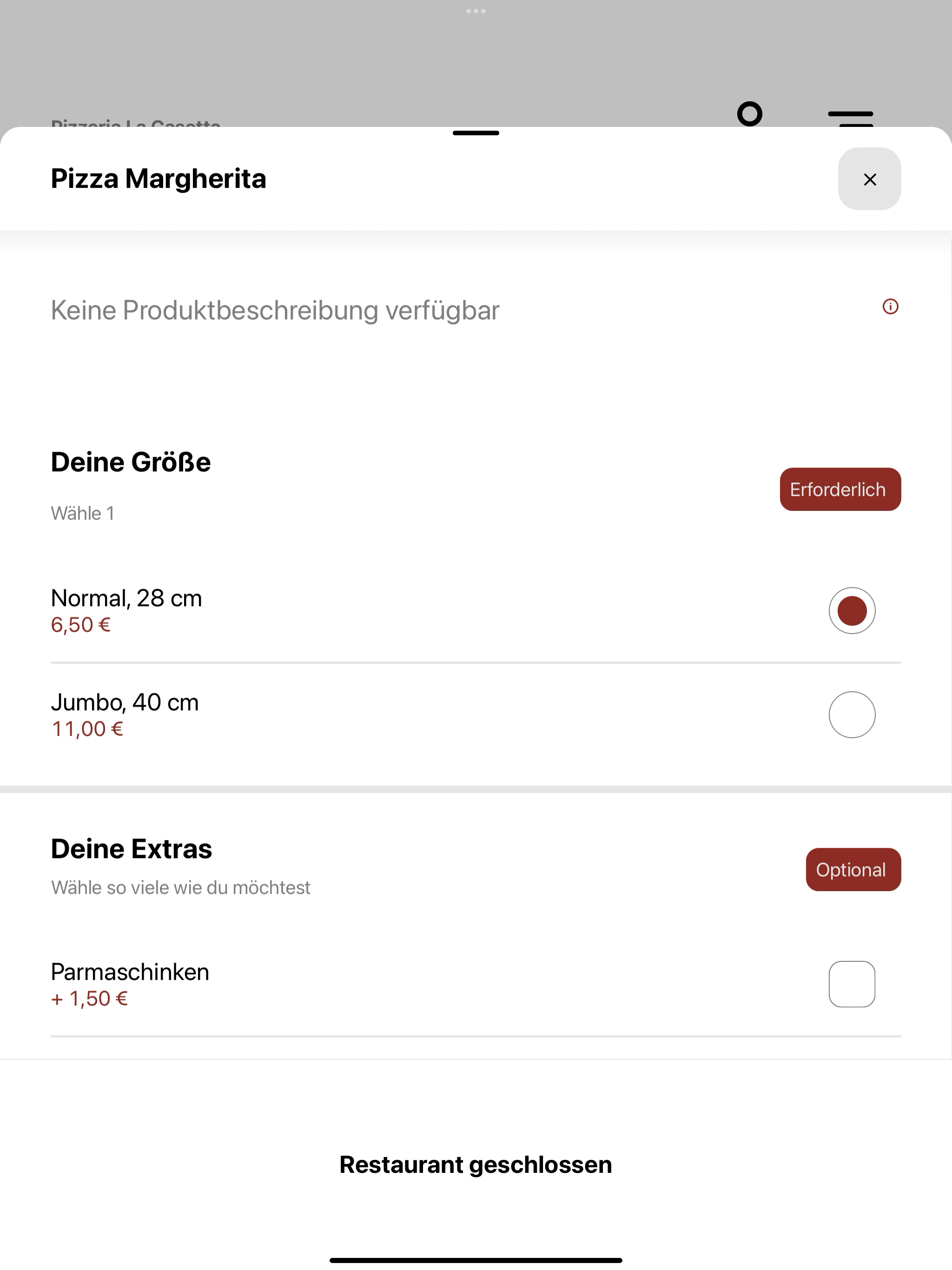 Pizzeria La Casetta DE