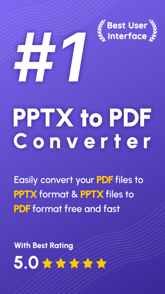 #1. PDF & PowerPoint Converter (iOS) Podle: talha rehman