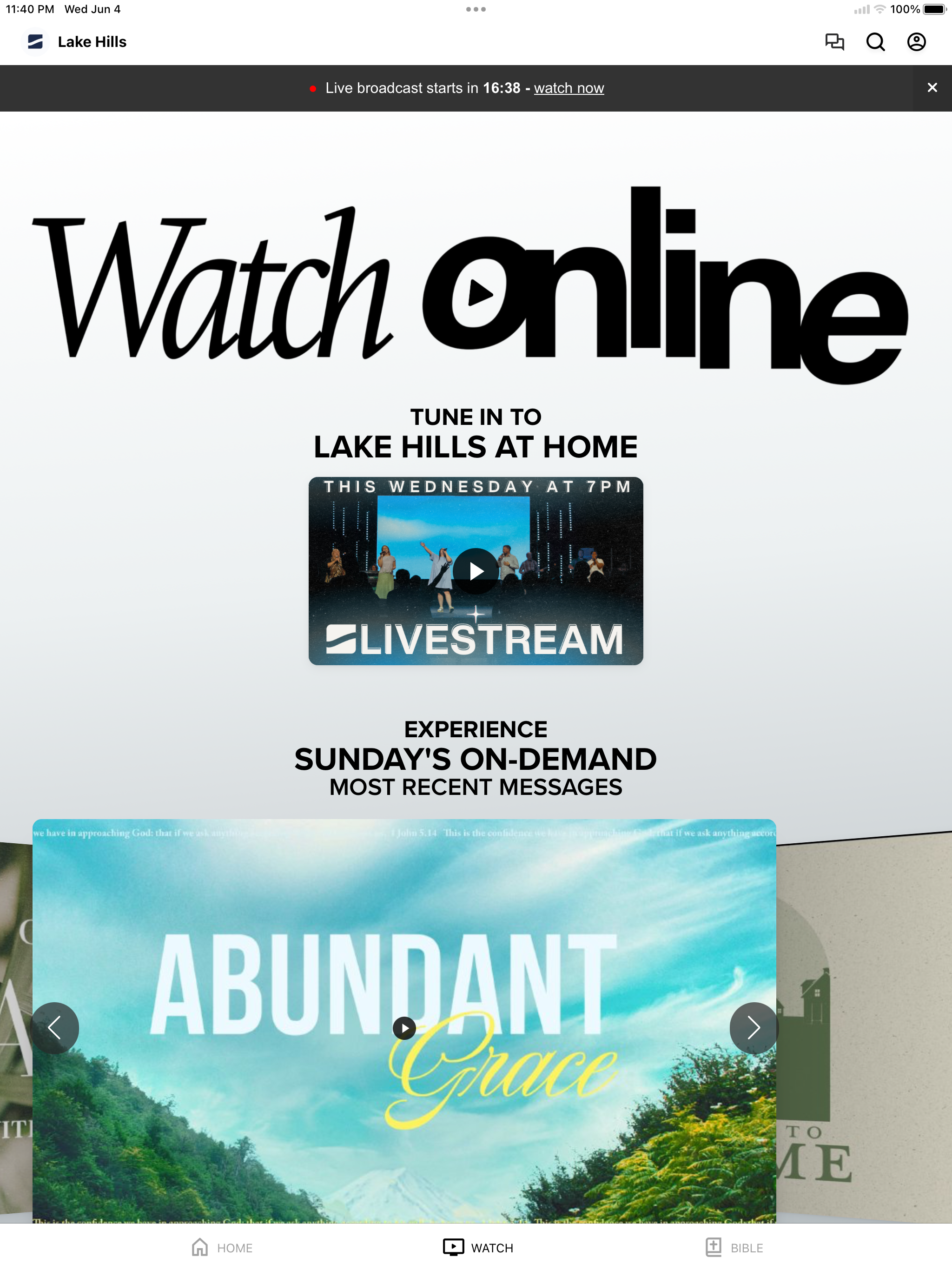 Lake Hills Church AR