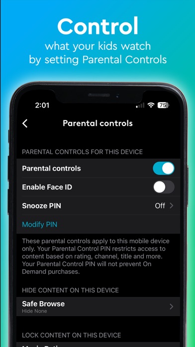 Cox Contour TV Screenshot