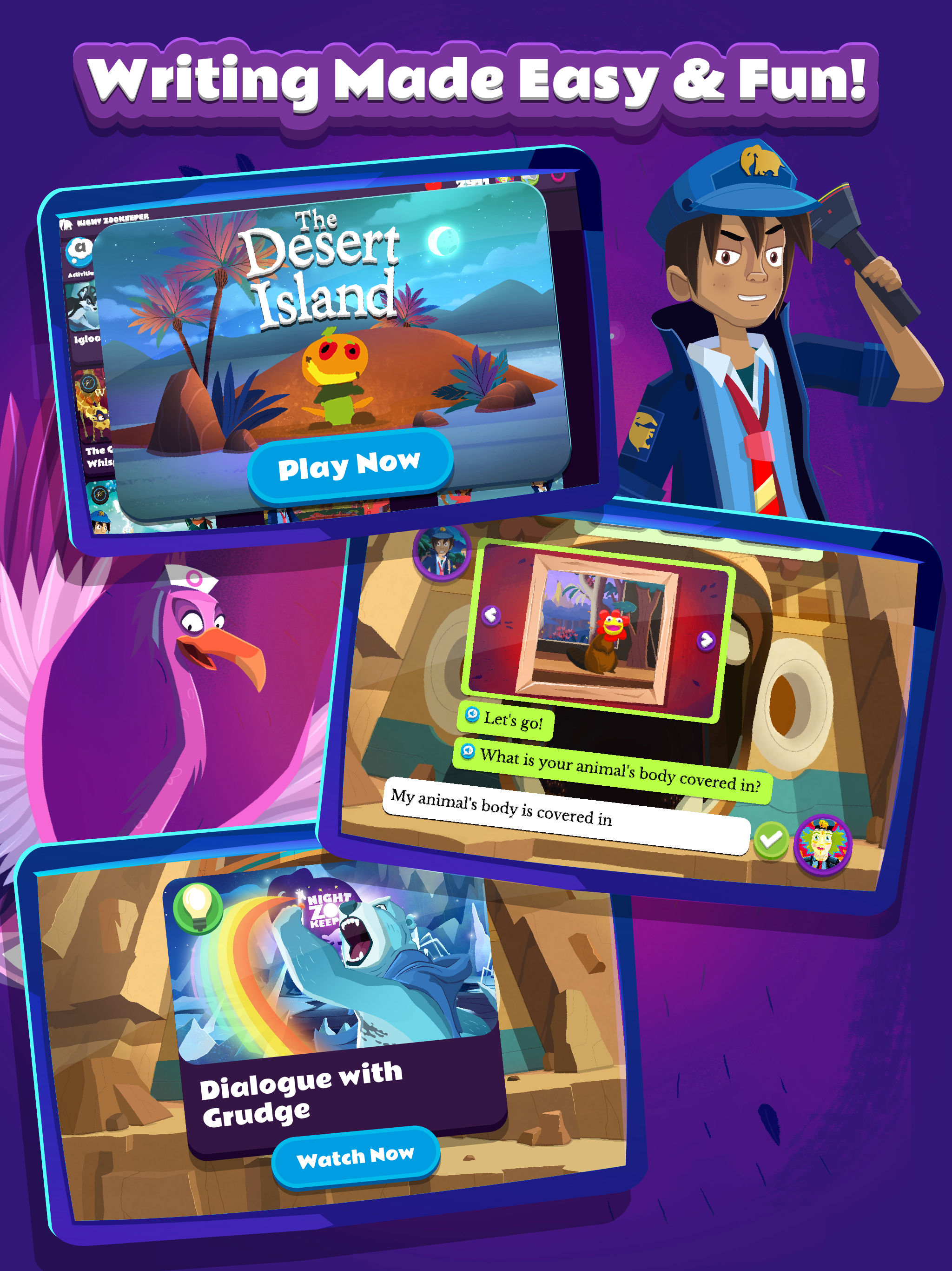 Night Zookeeper - Fun Learning screenshot 14