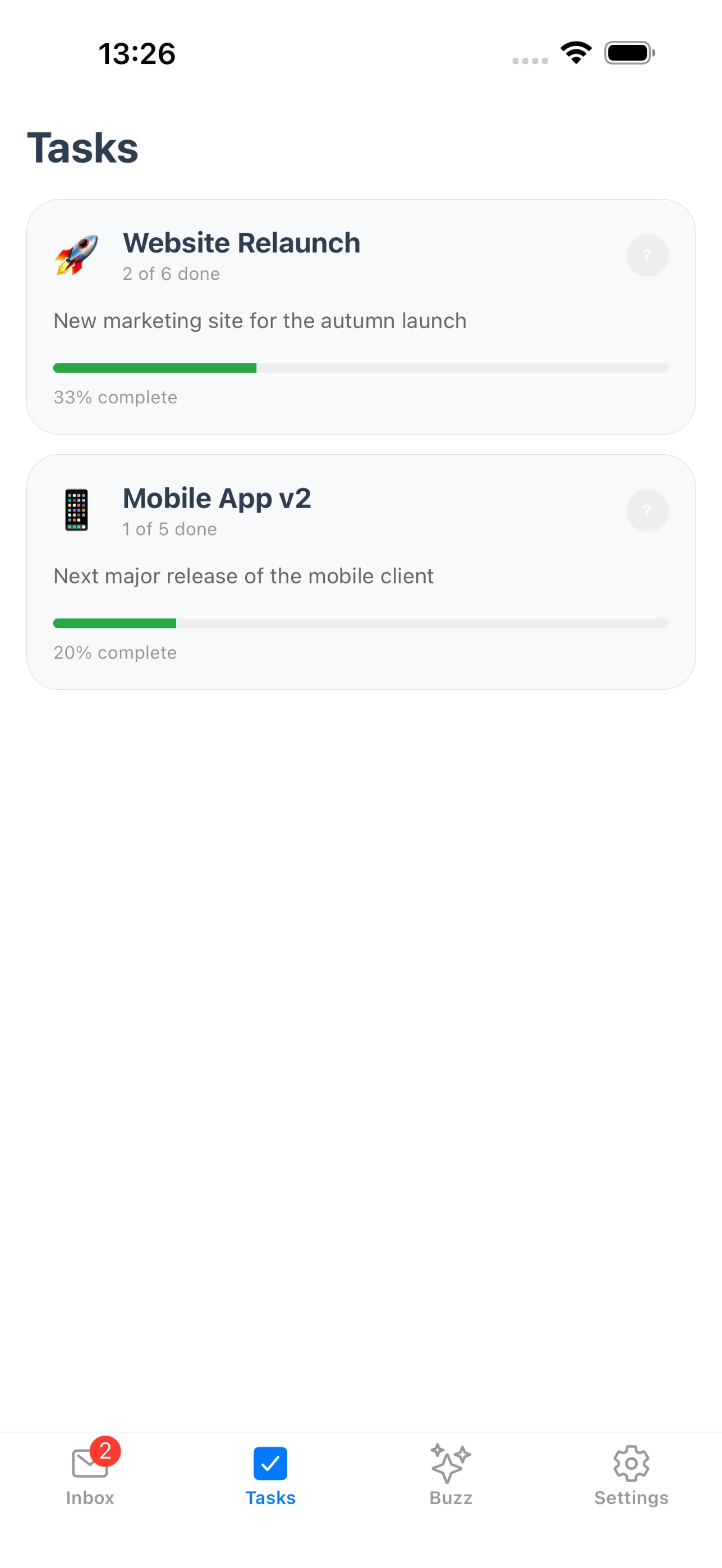 Screenshot 2 of Projectly
