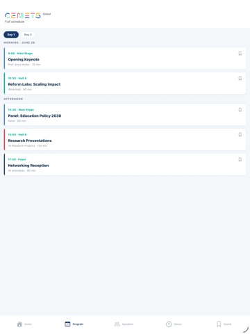 Cemets Global iPad screenshot