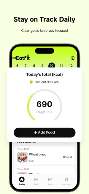 EatFit: AI Calorie Tracker screenshot 1