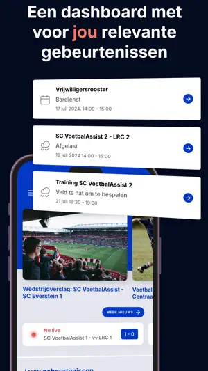 VoetbalAssist ClubApp screenshot 1