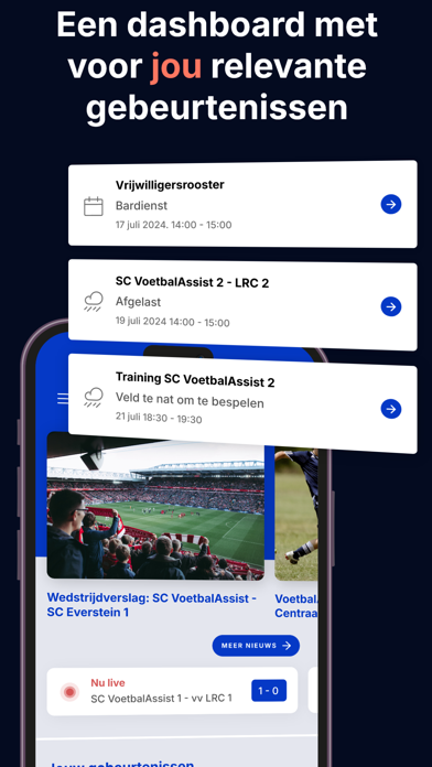 VoetbalAssist ClubApp Screenshot