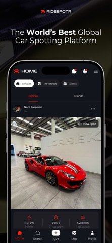 RIDESPOTR iPhone screenshot