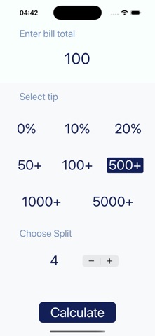 Tipsy - Split Bill screenshot