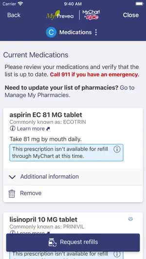 MyPrevea screenshot 4