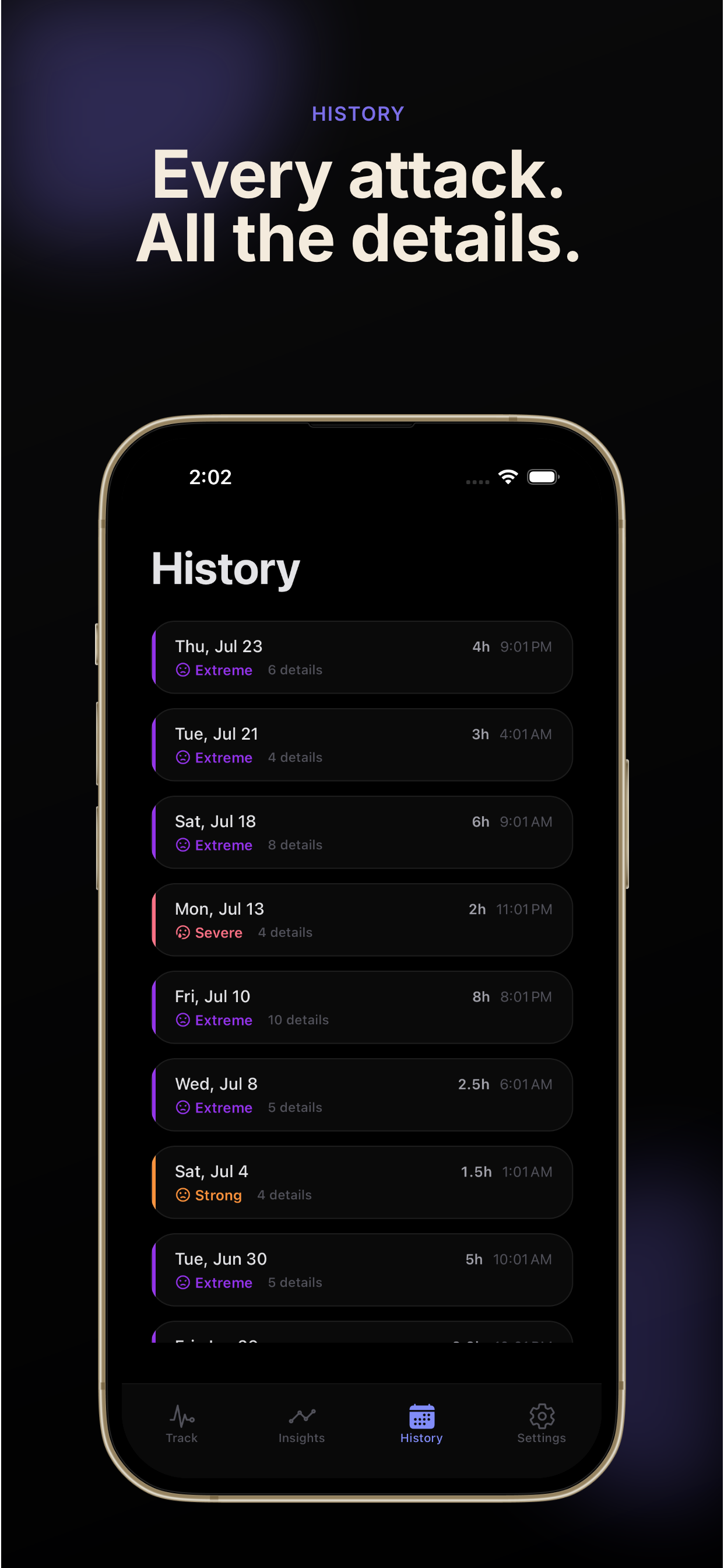 Cura: Migraine Tracker screenshot 4