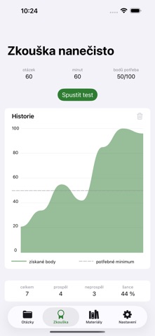 Odborná způsobilost dopravce screenshot