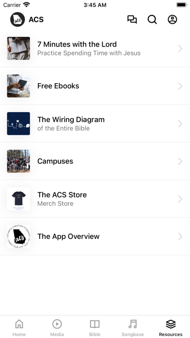Christian Students Georgia iPhone screenshot 5 - Lifestyle app