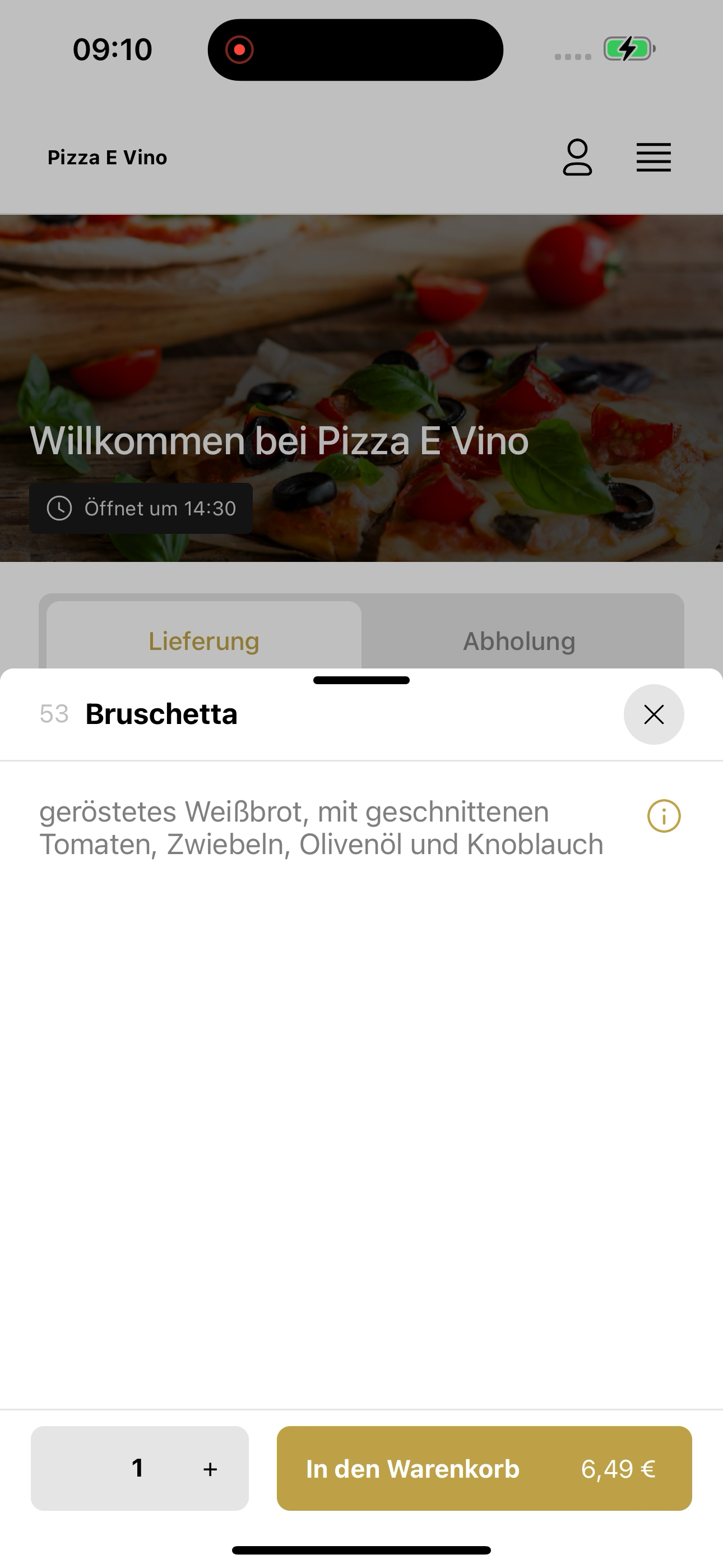 Pizza E Vino Hamburg screenshot 10