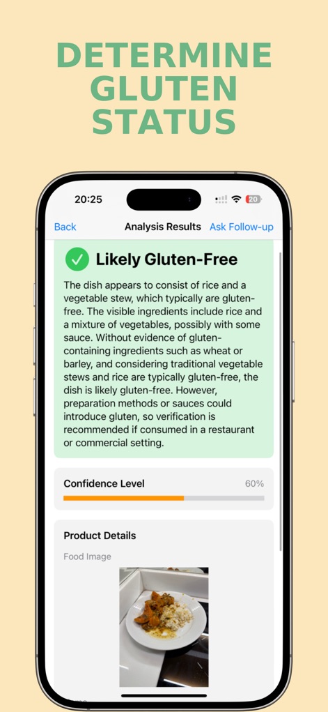 Gluten Free Food: AI Scanner - Food & Drink App | MWM