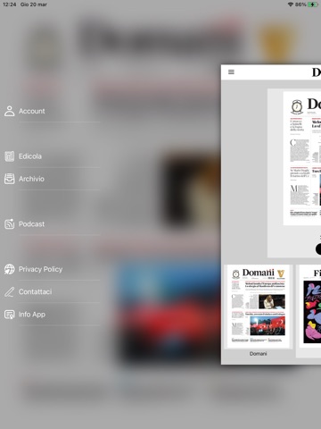 Domani iPad screenshot 6
