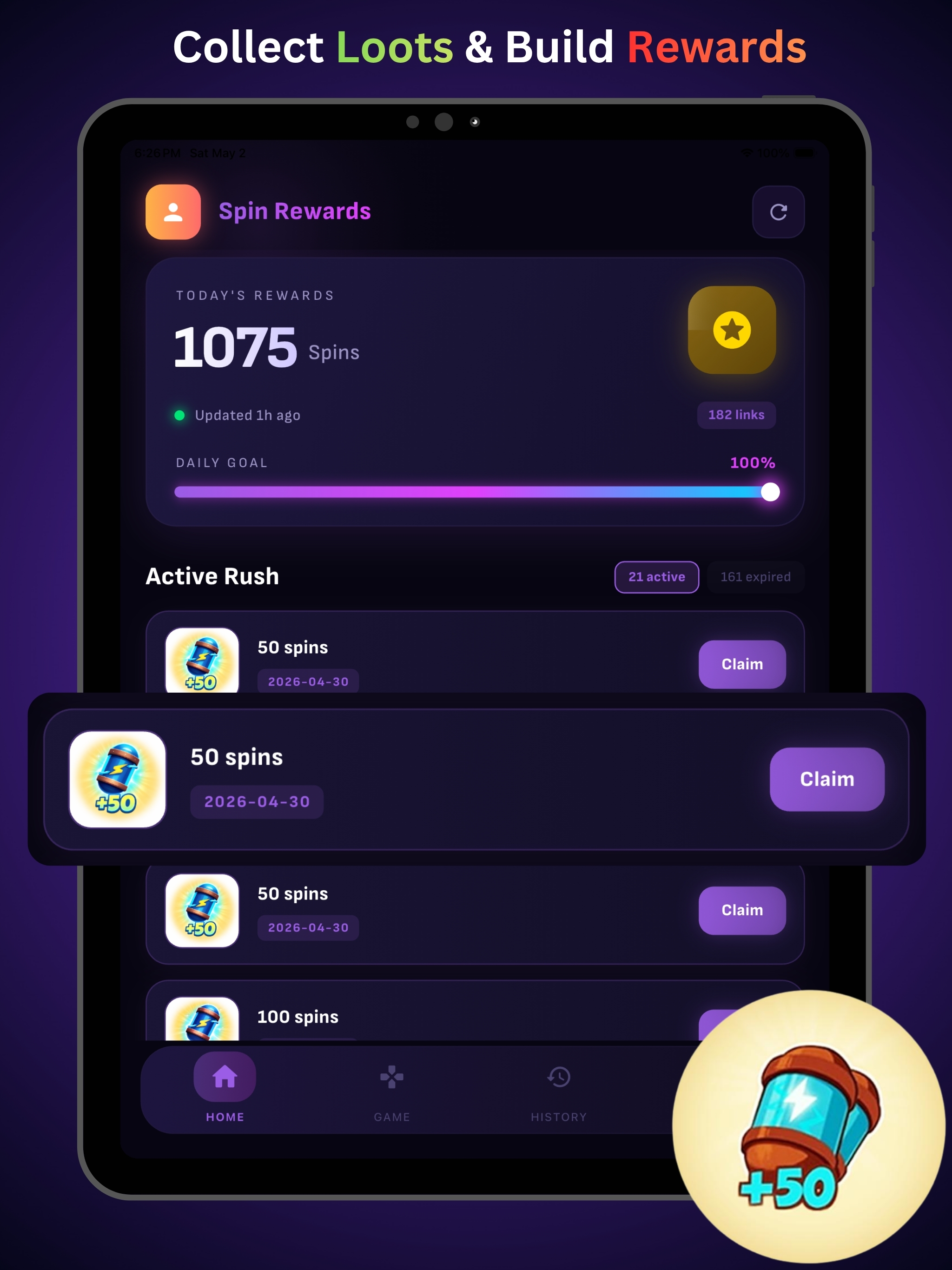 Spin Links: Coin Reward Master