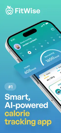 Captura de pantalla de FitWise: Calorie Tracker en iPhone 1