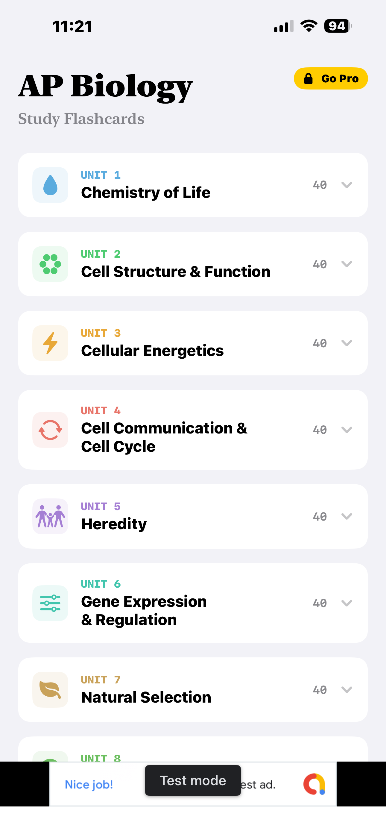 AP Biology Flashcards